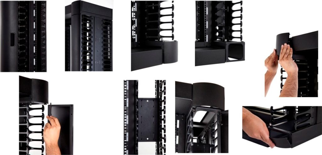 DETALHES top solution g2 gp racks rack aberto para cabeamento data center cpd open rack rack 19 plegadas (2)