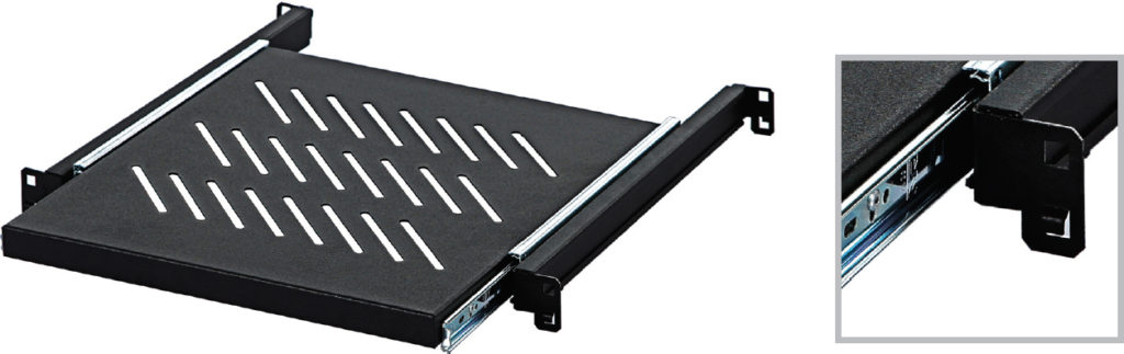 GP96156 BANDEJA MÓVEL 19 TOOLLESS PARA RACK PROF. DE 600 À 800 MM PT - DIMENSIONAIS -